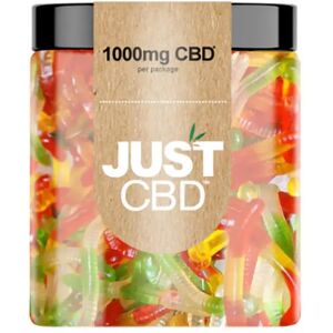 Olofly Just CBD Hemp Infused Worms Gummies 1000mg