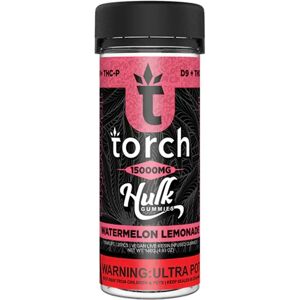 Olofly Watermelon Lemonade Torch Live Resin D9 + THCP Hulk Gummies 15000MG