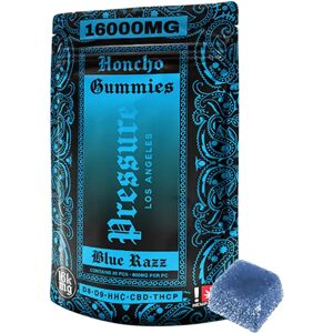 Olofly Blue Razz Pressure Honcho Gummies 16000mg 20ct