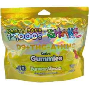 Olofly Burmese Mimosa Shake Party Pack Gummies 12000MG
