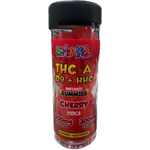 Olofly Cherry Shake THC-A+D9+HHC Infused Gummies 6000mg