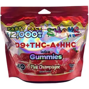 Olofly Pink Champagne Shake Party Pack Gummies 12000MG