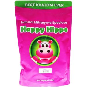 Olofly Happy Hippo Red Hot Hippo Elite Red Vein Maeng Da Kratom Powder 500g