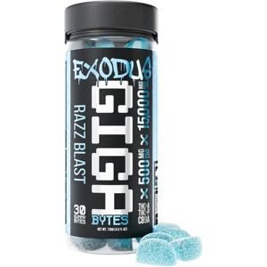 Olofly Razz Blast Exodus Gigabytes Gummies 15000MG