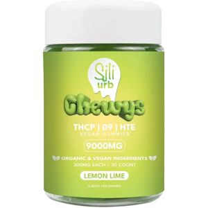 Olofly Lemon Lime Sili x URB THCP   D9   HTE Vegan Gummies 9000mg 30ct