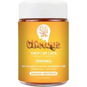 Olofly Mango Mistress Sili x URB THCP   D9   HTE Vegan Gummies 9000mg 30ct