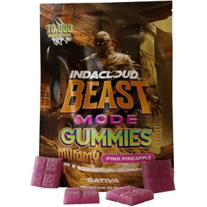 Olofly Mummy Pink Pineapple IndaCloud Beast Mode Gummies 20ct 10000MG