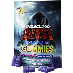 Olofly Werewolf Moon Berry IndaCloud Beast Mode Gummies 20ct 10000MG