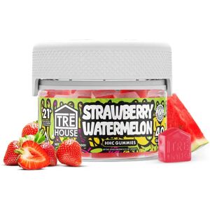 Olofly Strawberry Watermelon Tre House HHC Live Resin Blend Gummies 40ct