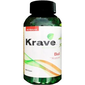 Olofly Krave Botanicals Bali Kratom Capsules 300ct