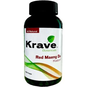 Olofly Krave Botanicals Red Maeng Da Kratom Capsules 300ct