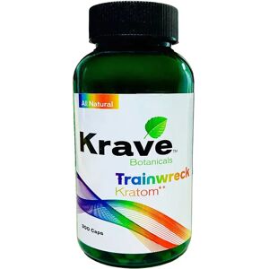 Olofly Krave Botanicals Trainwreck Kratom Capsules 300ct