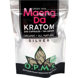 Olofly Green Maeng Da OPMS Silver Kratom Capsules 240ct