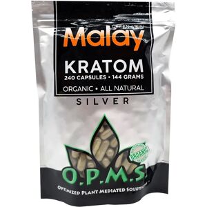 Olofly Green Malay OPMS Silver Kratom Capsules 240ct