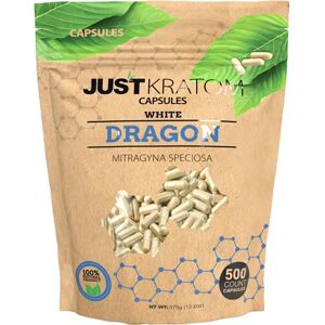 Olofly White Dragon Just Kratom Mitragyna Speciosa Capsules 1000ct