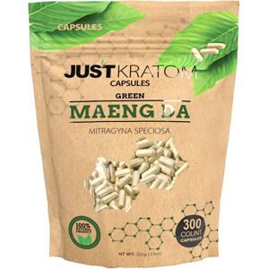 Olofly Green Maeng Da Just Kratom Mitragyna Speciosa Capsules 300ct