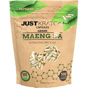 Olofly Green Maeng Da Just Kratom Mitragyna Speciosa Capsules 500ct