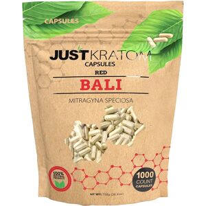 Olofly Red Bali Just Kratom Mitragyna Speciosa Capsules 1000ct