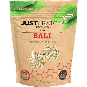 Olofly Red Bali Just Kratom Mitragyna Speciosa Capsules 500ct