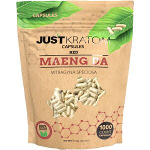 Olofly Red Maeng Da Just Kratom Mitragyna Speciosa Capsules 1000ct