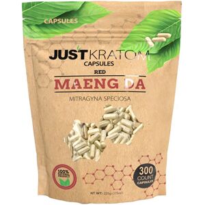Olofly Red Maeng Da Just Kratom Mitragyna Speciosa Capsules 300ct