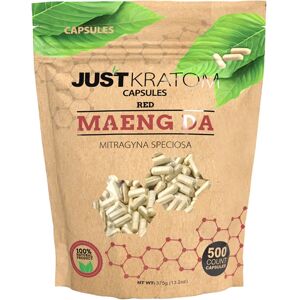 Olofly Red Maeng Da Just Kratom Mitragyna Speciosa Capsules 500ct