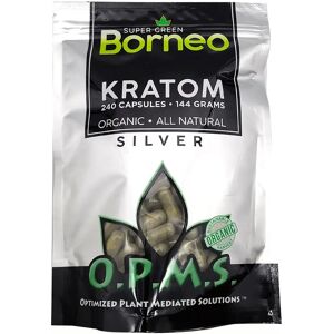 Olofly Super Green Borneo OPMS Silver Kratom Capsules 240ct