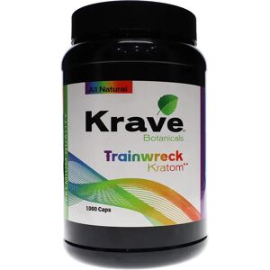 Olofly Trainwreck Krave Botanicals Kratom Capsules 1000ct