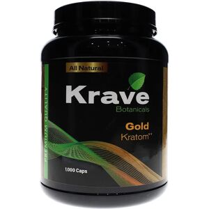 Olofly Gold Krave Botanicals Kratom Capsules 1000ct
