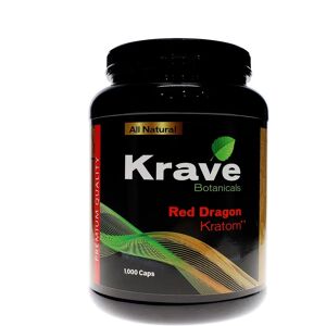 Olofly Red Dragon Krave Botanicals Kratom Capsules 1000ct