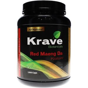 Olofly Red Maeng Da Krave Botanicals Kratom Capsules 1000ct