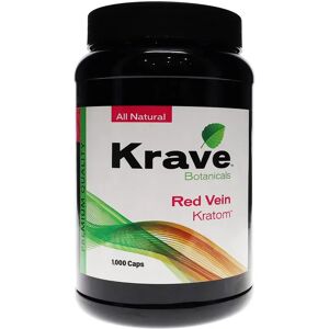 Olofly Red Vein Krave Botanicals Kratom Capsules 1000ct