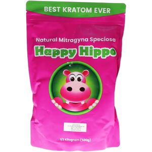 Olofly Happy Hippo Hyper Hippo Elite Green Maeng Da Kratom Powder 500g