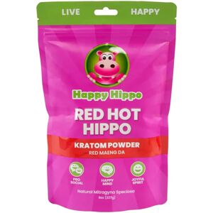 Olofly Happy Hippo Red Hot Hippo Red Maeng Da Kratom Powder 8oz