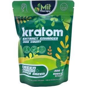 Olofly Green Dragon   Super Green Mit Therapy Kratom Extract Capsules 300ct