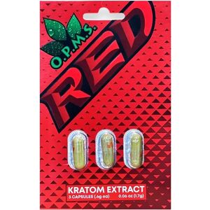 Olofly O.P.M.S. Kratom Extract Red Capsules 3ct