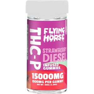 Olofly Strawberry Diesel Flying Horse THCP Infused Gummies 15000MG 15ct