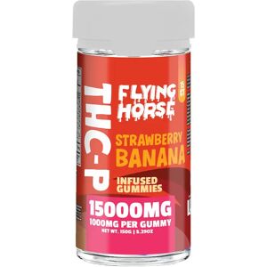 Olofly Strawberry Banana Flying Horse THCP Infused Gummies 15000MG 15ct