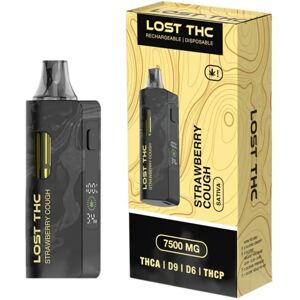 Olofly Strawberry Cough Lost THC V2 THC-A Disposable Black Edition 7.5G