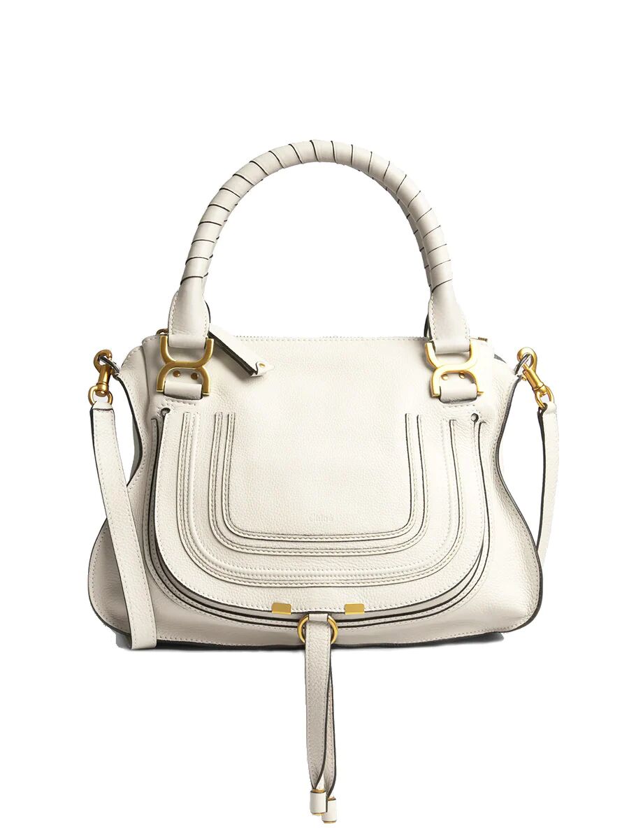 Chloé Marcie Handbag Women&#39;s Handbag in White Leather