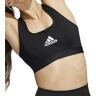 Adidas Women's Powerreact Training II Medium Support Sports Bra in Black (HE9068)   Size Medium (A-C)   HerRoom.com