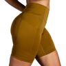 Brooks Women's Method 8 Inch Short Tight in Gold (221525)   Size Large   HerRoom.com