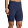 Brooks Women's Method 8 Inch Short Tight in Blue (221525)   Size Large   HerRoom.com