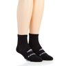 Brooks Women's Ghost Lite Quarter Sock - 2 Pack in Black (280497)   Size Small   HerRoom.com