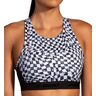 Brooks Women's Drive 3 Pocket Sports Bra in Speed Check (350080)   Size 38DD/E   HerRoom.com