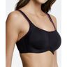 Dominique Women's Zoe Pro Max Support Sports Bra in Black (6100)   Size 44C   HerRoom.com