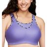 Glamorise Women's No Bounce Cami Sports Bra in Dahlia Purple (1066)   Size 48I   HerRoom.com