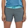 Patagonia Women's Nine Trails 6 Inch Short in Plume Grey (57630)   Size XL   HerRoom.com