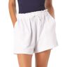 Anne Cole Women's Think Outside The Sun Easy Terry Short Cover Up in White (MC54801)   Size XS   HerRoom.com