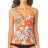 Anne Cole Women's Splash Garden Twist Front Tankini Swim Top (MT20174)   Size 34 B/C   HerRoom.com